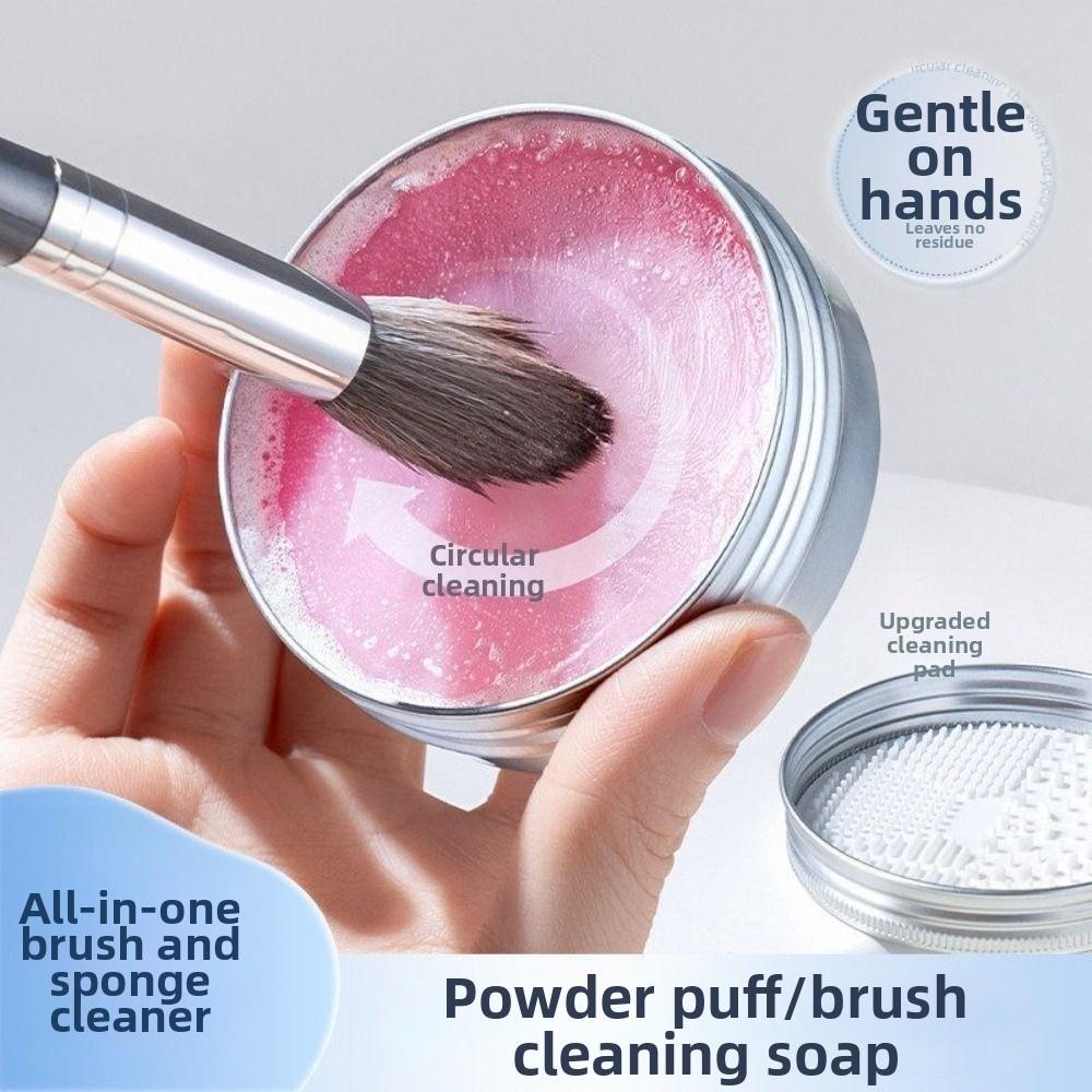 Deeply Cleans Makeup Brush Cleaner Soap Waterproof Cosmetic Cleaner  for Makeup Brushes & Sponges