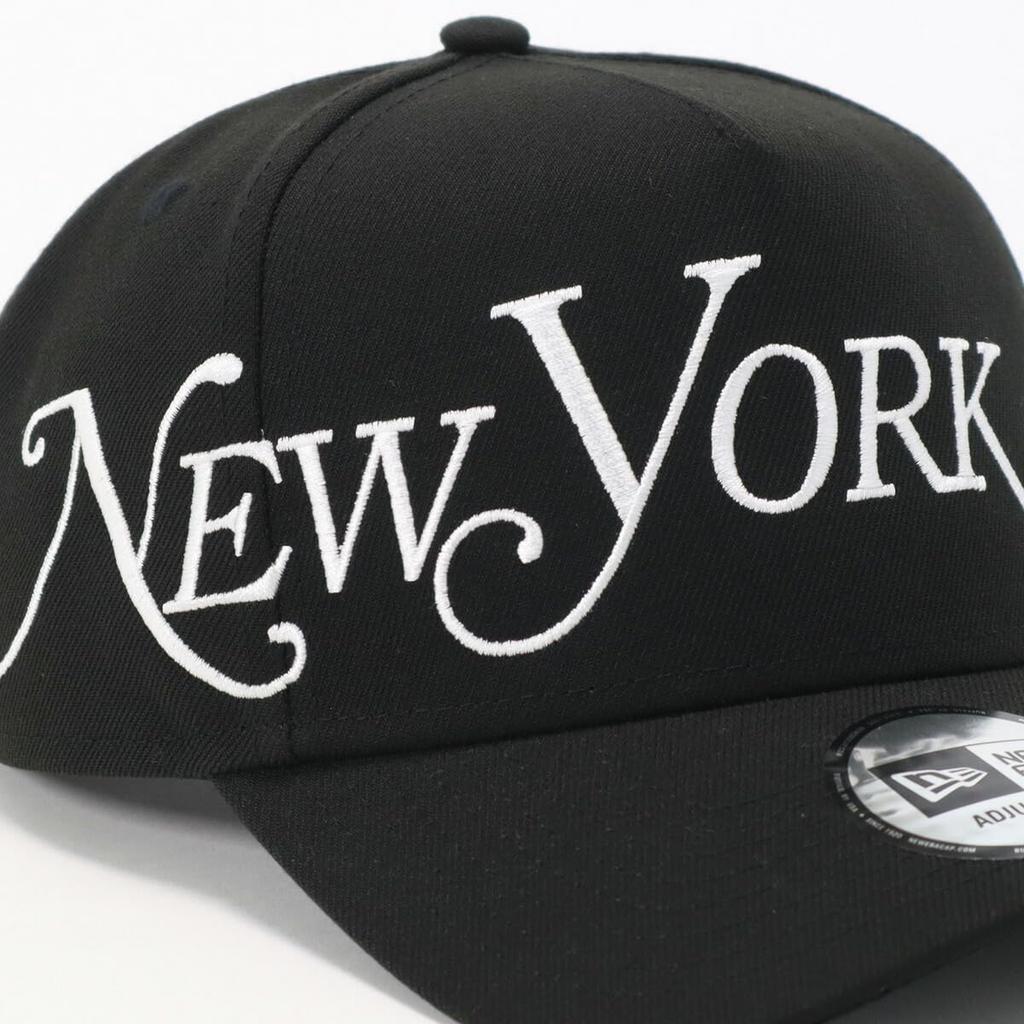 New Era Cap 9FORTY-A New York Magazine Collaboration Black FREE 940AF SIDE BIG LOGO NYMG BLK