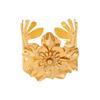 DIEZI Personalisierte Punk Blume Blätter Armreifen Armspangen Für Frauen Vintage Gold Farbe Metall Armspange Punk Neu Geschenk Schmuck