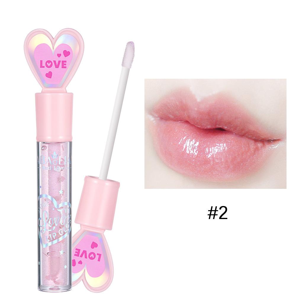 6 Color Liquid Water Gloss Lip Glaze Love Mirror Candy Pearl Lipstick Long Lasting Lip Enhancement Lip Gloss