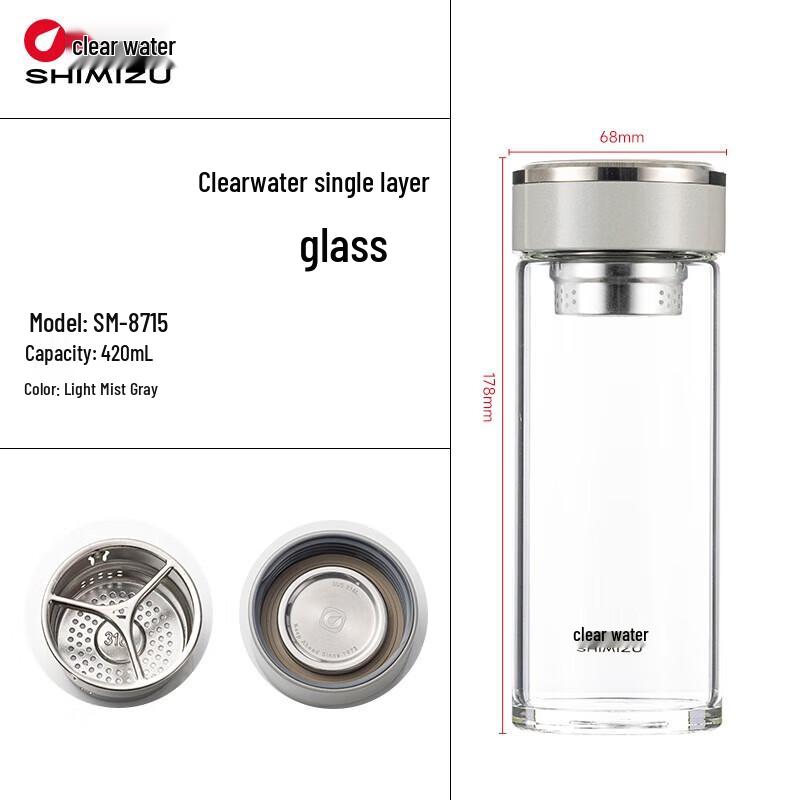 Nordic High Borosilicate Glass Travel Mug