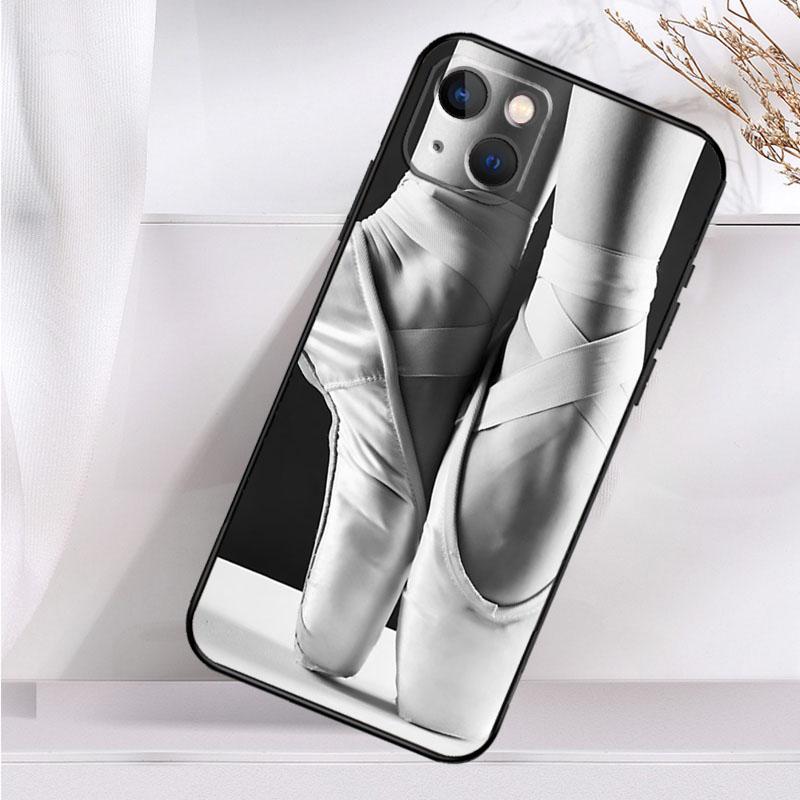 Ballet Ballerina Shoes Pointes Shockproof Case For iPhone 17 16 15 14 11 Pro Max Plus 12 13 Mini 16e 17 Air Phone Cover