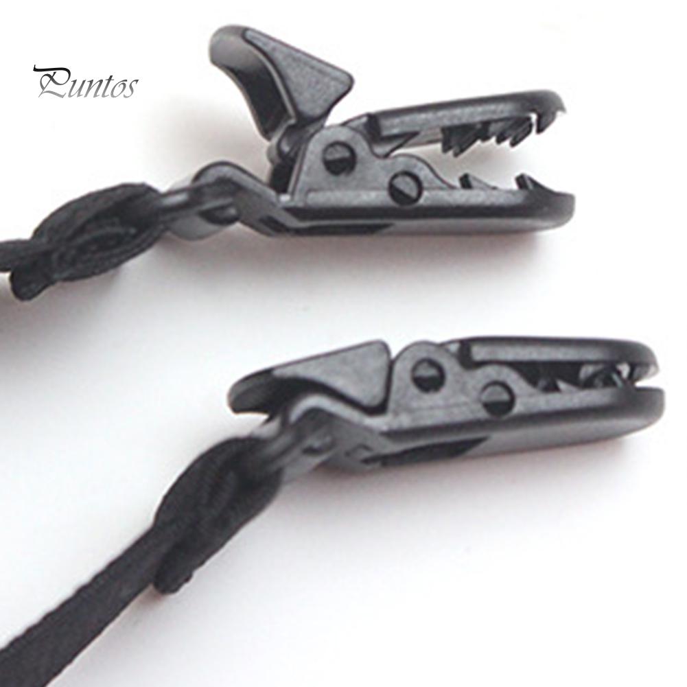 Puntos Car 2Pcs Motorcycle Bike Stirrup Pants Clips Leg Boot Elastic Adjustable Straps