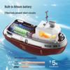 1:32 Mini High-Speed Rechargeable RC Remote Control Boat - Water-Ready Tugboat Toy Model