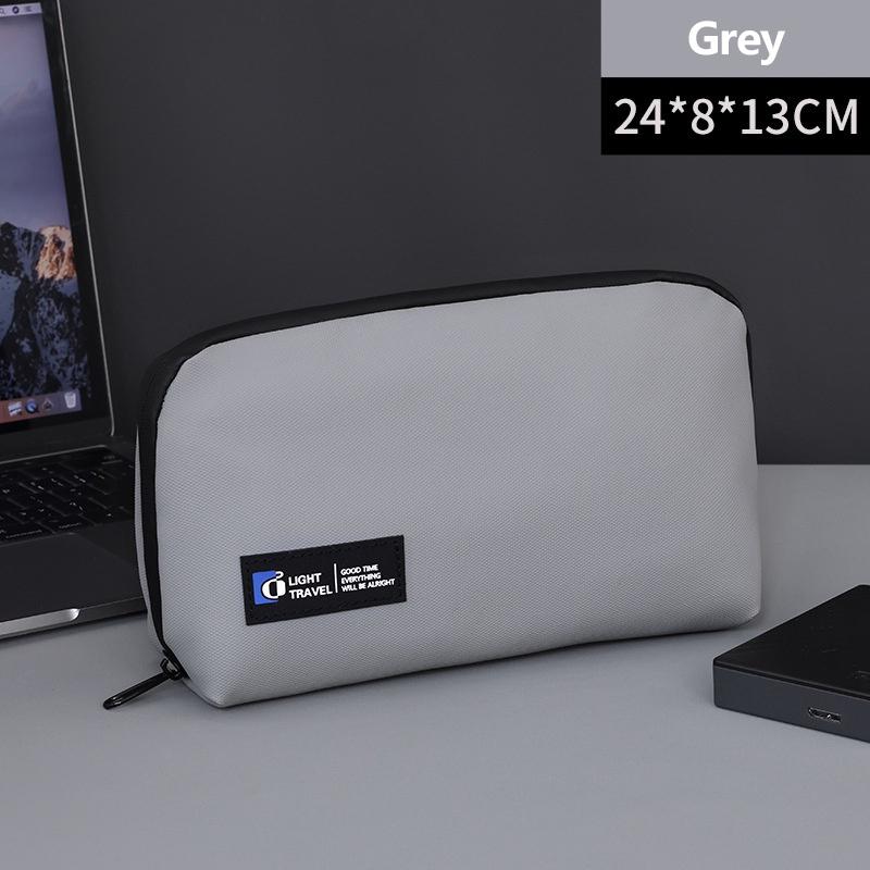 

Функциональный внешний аккумулятор, USB, зарядное устройство, шнур и кабель, дорожная сумка для хранения; Водонепроницаемый органайзер для жесткого диска