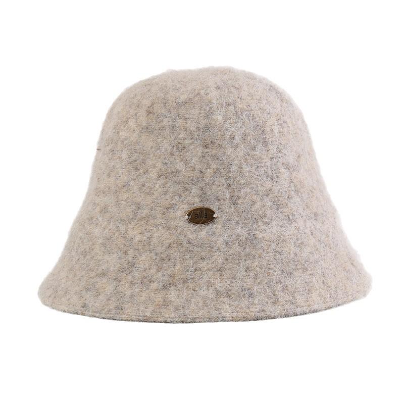 Neuer Plüsch Fischerhut für Damen mit großem Kopfumfang Warmer Plüsch Eimerhut Koreanischer Stil Modischer Gesicht zeigender kleiner Beckenhut