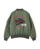 AVIREX WASHED MA-1 FLYING TIGERS Women's M 401 Sage 783-5252604