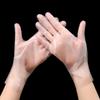 100PCS Disposable TPE Gloves Thicken Transparent Food Grade for Kitchen Baking Cooking CleaningM