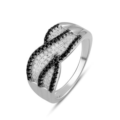 Silverring med cubic zirconia (2078722) 4,45 gr. 925 prover
