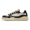 Skywalker Antiderrapante Durável Respirável Cano Baixo Tênis de Skate Feminino Preto Marrom 122428052-3