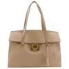 Gancini Tote Bag AU-21/F818 beige Kalbsleder Damen Gebraucht