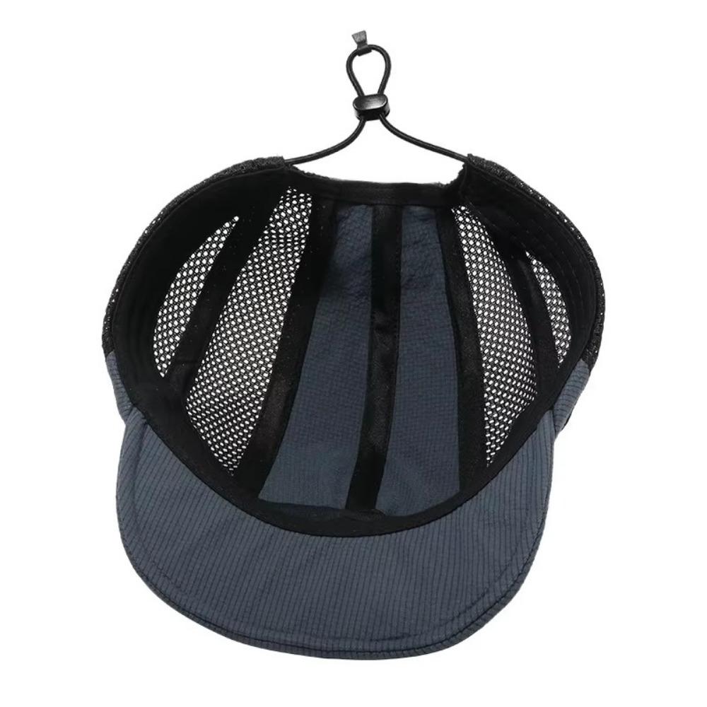 Cappellino da Baseball Giapponese Asciugatura Rapida Traspirante con Visiera Corta Uomo Donna Viso Piccolo Estivo Esterno Protezione Solare Cappellino Hip-hop Cappello con Visiera Morbida