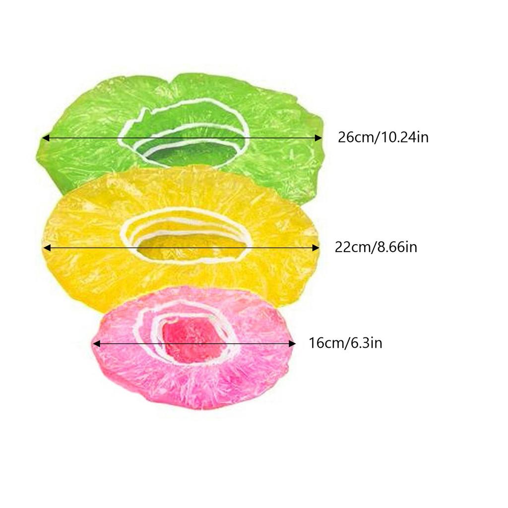 Pack Elastic Food Covers, Reusable for Bowls, Cups and, Kitchen Food Storage Set, Size, -Free Material