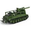 World War 2 WW2 Army Military Soldiers S-51 Self-Propelled Artillery Scale Model Building Block Set Block Bricks Toys  Playsets For Children