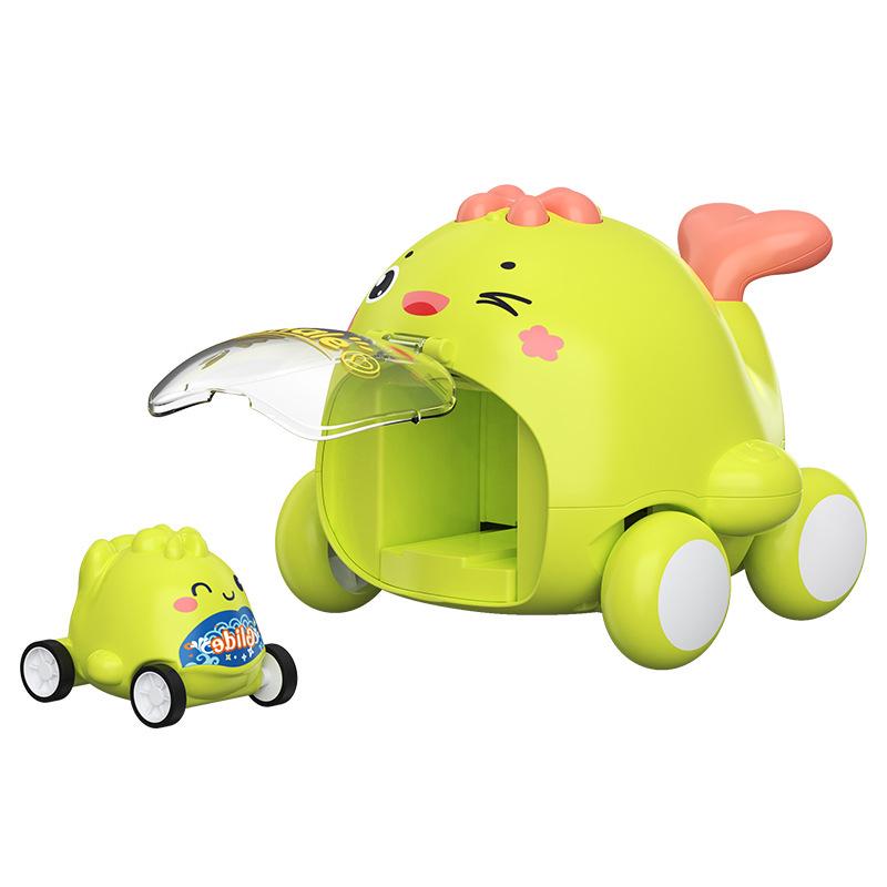 In Stock: Cute Pig Catapult Car - Cartoon Inertial Toy for Kids