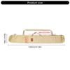 Fishing Rod Carrying Case Outdoor Fishing Rod Storage Bag Organizers Portable Folding Canvas Fishing Tackle Bag
