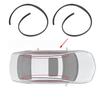 Universal Roof Rack Channel Seal Flexible Rubber Strips Waterproof For Sedans Crossovers And Family Vehicles