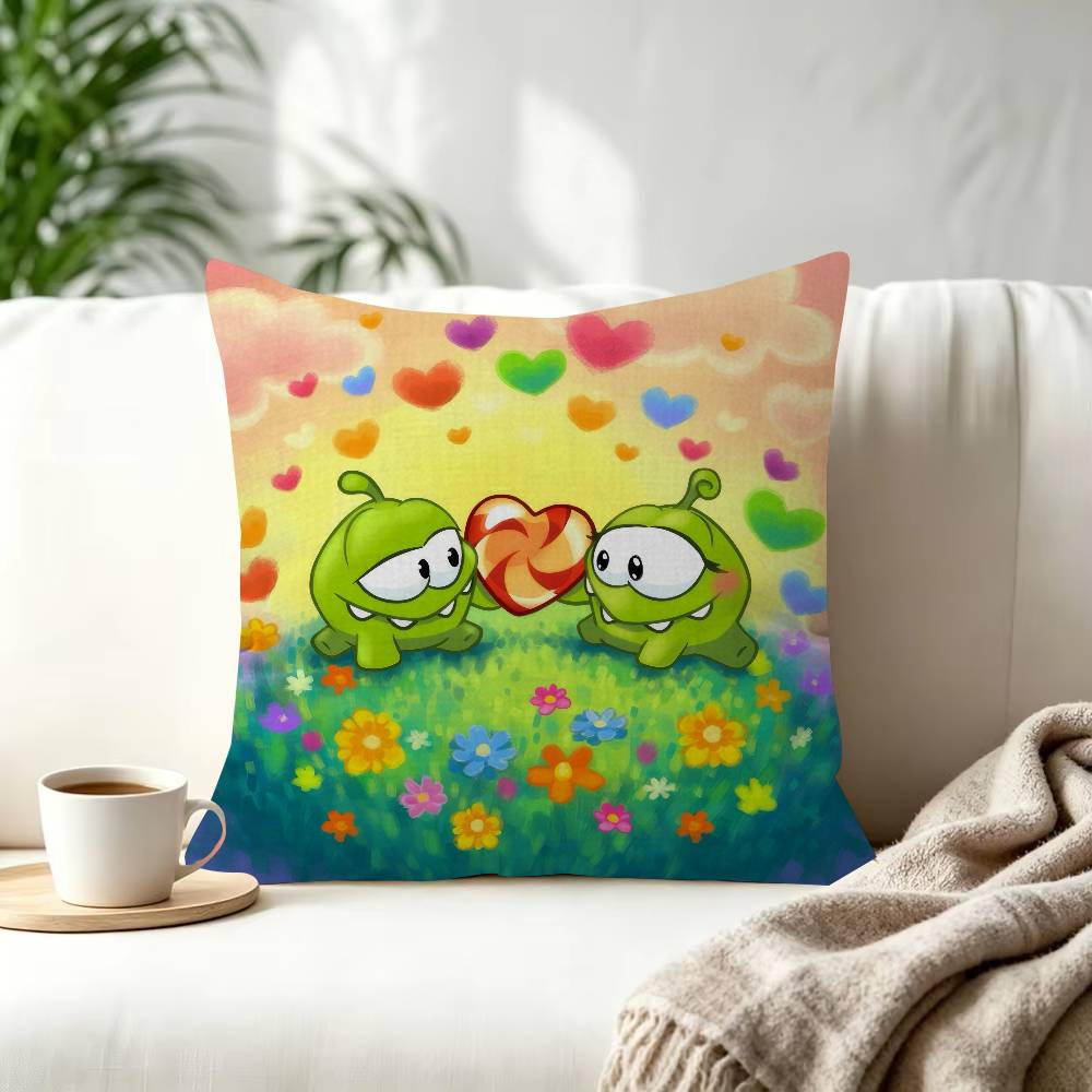 Anime ooOm fun Nom Stories  Trendystyle decorative throw pillow cover insert not included fauxembroidery design