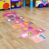Self-adhesive Cartoon Number Grids PVC Wall Art NEW Flooring Decals  Nursery