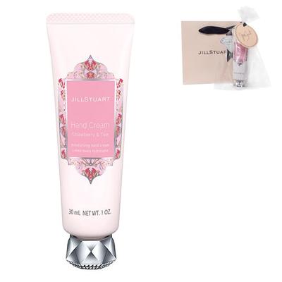 JILL STUART Hand Cream Strawberry Tea 30g Hand Care Cosmetics Birthday Gift with Shopper Pre-wrapped &