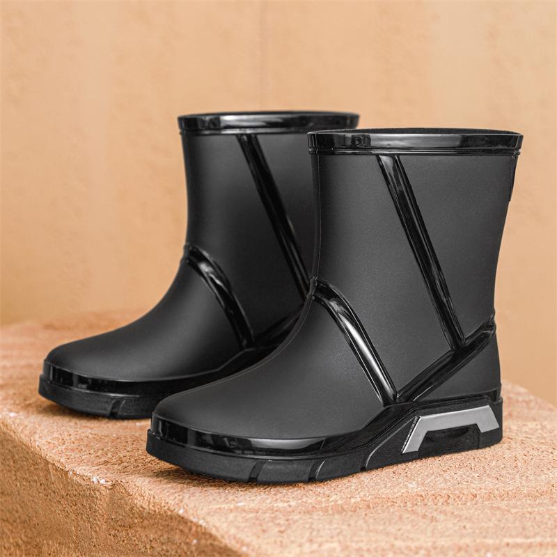 

Мужские водонепроницаемые нескользящие резиновые сапоги: Прочный, теплый и идеально подходит для активного отдыха, например, рыбалки, мытья автомобиля и многого другого. 40