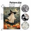 Halloween Pearl Painting Art Full Pearl Handmade Diy Home Decorations Ghost Witch Broom Pumpkin