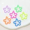 Elegant Hollowed Five Petal Flower Pendant Small Flower Charm DIY Necklace Accessory Gift for Jewelry Making Supplies