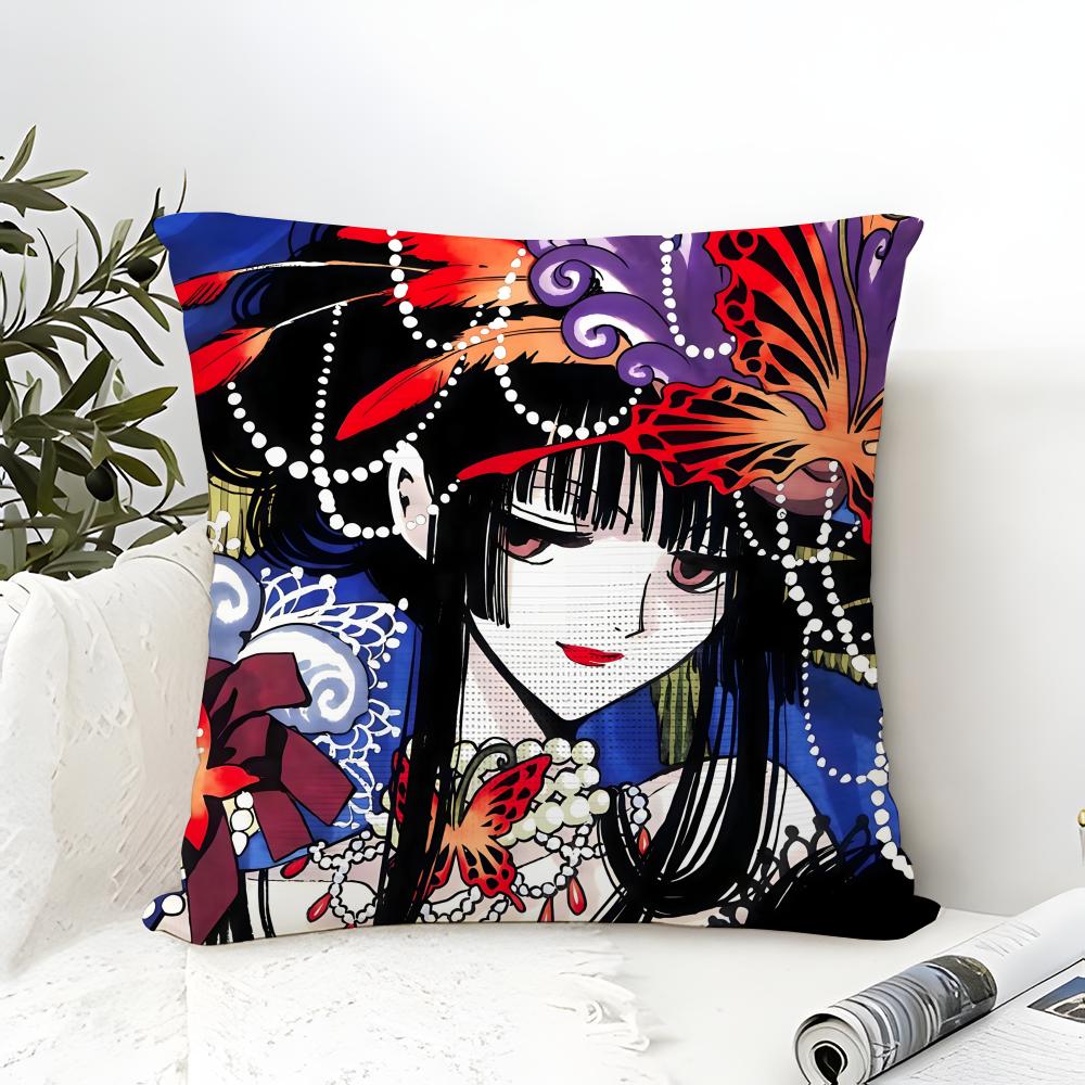 Cartoon Comic Yuuko XxxxHolic Pillow Case Linen Pillow Case Sofa Home Decor Cushion Cover Cushion Cove