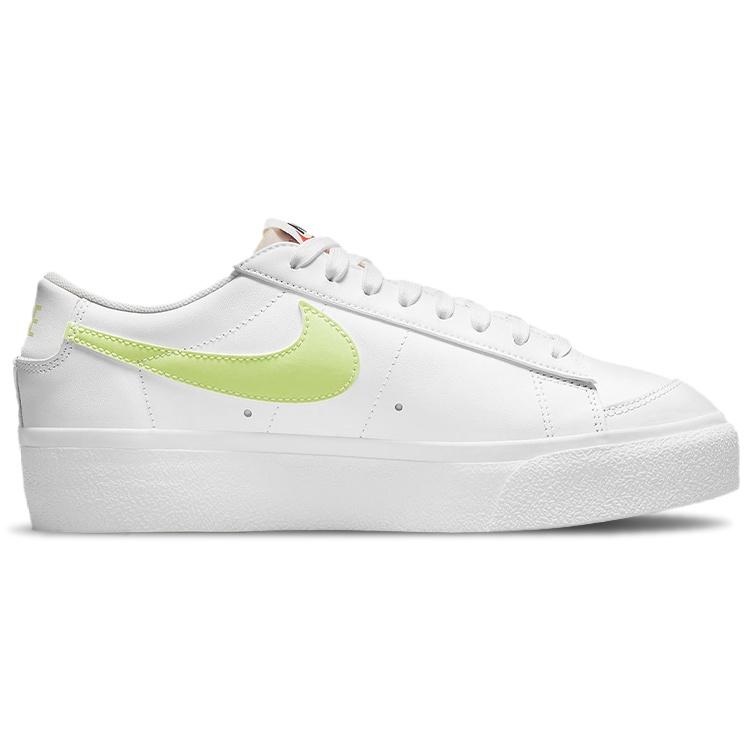 (WMNS) Nike Blazer Low Platform 'White Light Lemon Twist' Women's DJ0292-102