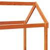 Canopy for Children S Bed Wax Brown 98 X 70 X 176.5 Cm Solid Pine Wood