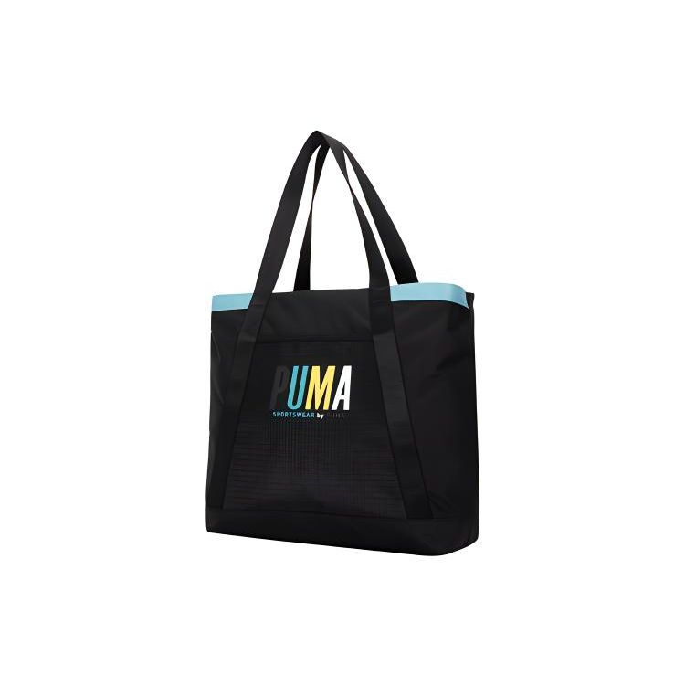 Puma Prime Street Large Shopper Fashion Trend Fabric Tote Shoulder Bag Regular Women Bags Black 078754-01 Black 6390₽