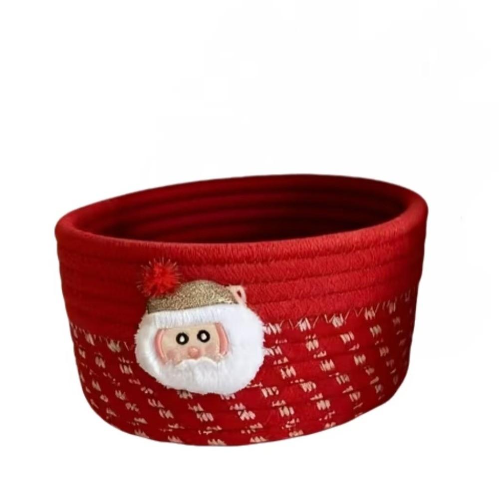 Multifunktionaler Schreibtisch-Organizer Weihnachtsmann Süßigkeiten-Aufbewahrungskorb Weihnachts-Aufbewahrungskorb Kinder