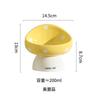 Ceramic Cat Food Bowl Elevated Design Neck Support Pet Feeding Dish Dog Water