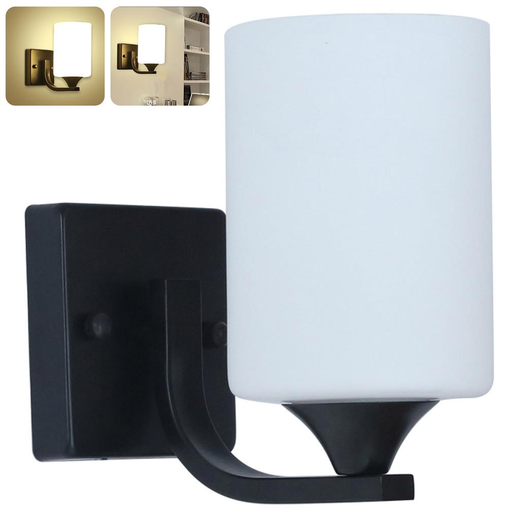 Bedside Wall Lamp E27 Aisle Light Without Bulb Passage Dimmable Lantern ple Style Bedroom Living Room Coffee Bar Studio