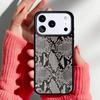 Snake Texture Phone Case for iPhone 17 Air 16e 15 14 13 Pro Max Back Cover for 12 11 Pro Coque