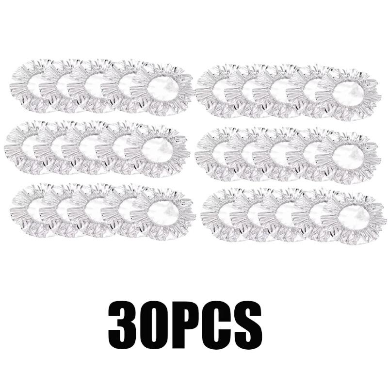 10-60pcs Reusable Aluminum Foil Bowl Cover Heat Insulation And Heat Preservation Food Grade Oven Takeaway Picnic