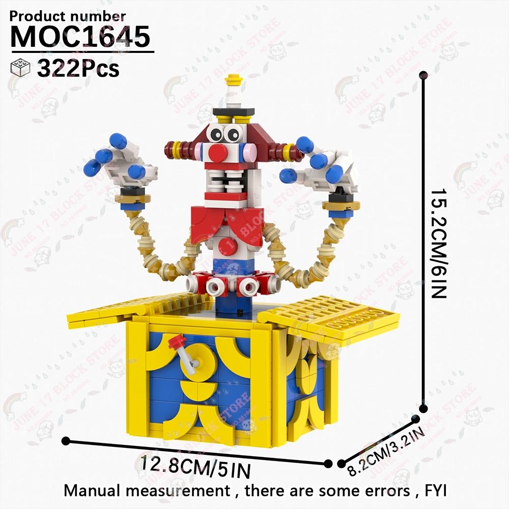 

MOOXI Серія Жахливих Ігор Вбивця Ведмідь Набір Будівельних Блоків MOC Модель Для Дорослих Цеглинки DIY Монтессорі Дитяча Іграшка Подарунки Для Хлопця