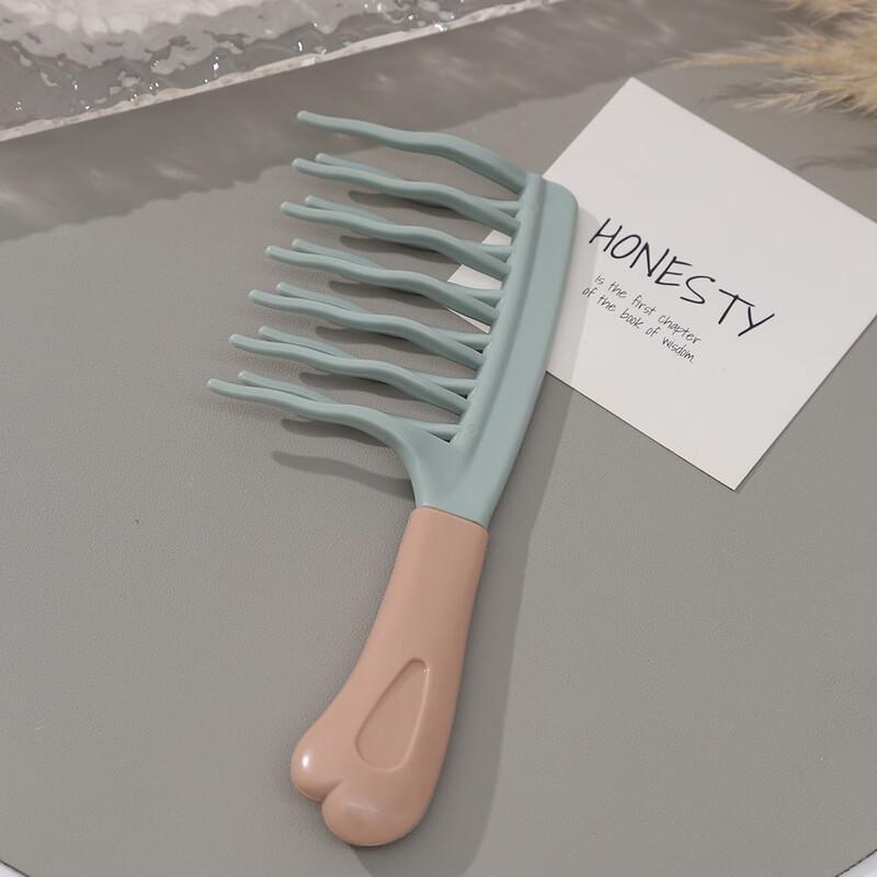 Anti-static Wavy Wide Tooth Detangling Comb