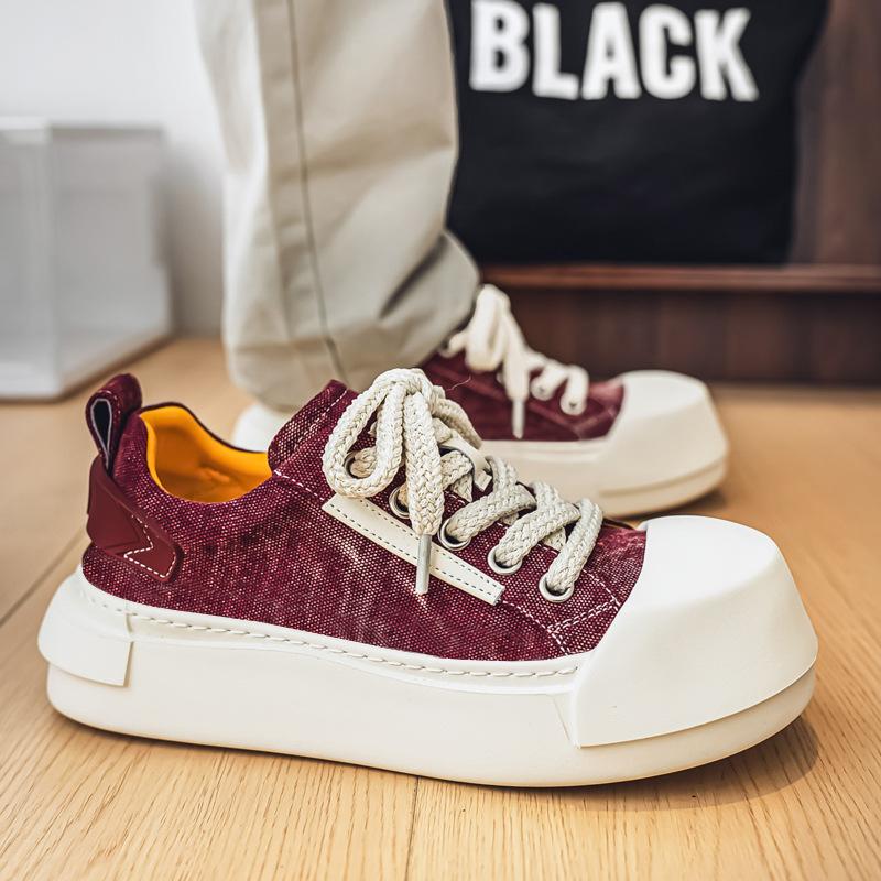 

Кеды летние новая тенденция универсальные корейская версия большая голова парусиновые туфли студенческий кампус стиль молодежные трендовые туфли обувь для скейтборда 39