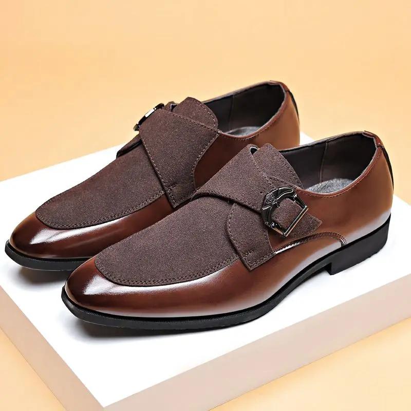 Fashion Pointed Toe Leather Shoes for Men Moccasin Retro Soft Comfortable Footwear Offer Man Casual Shoe Elegant Luxury Sale Size 45 On