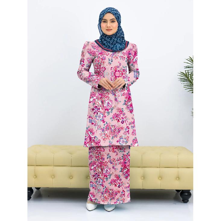 

Новое платье с рисунком в виде тушью синего и фиолетового цвета, женский мусульманский костюм, удобная и элегантная женская одежда на праздник Ид, женский летний костюм из двух частей 4XL серый