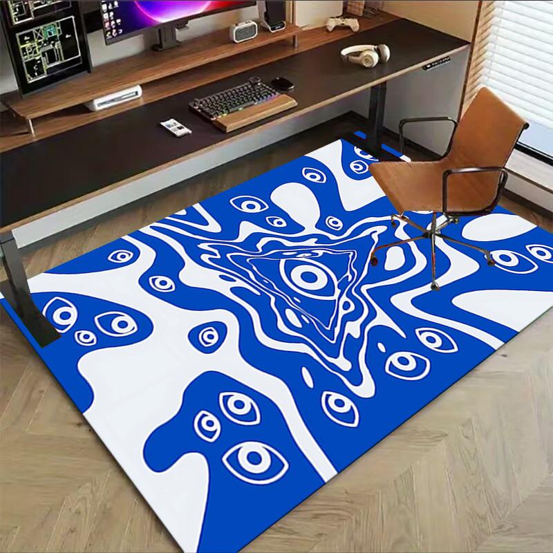 1PC Eyes Pattern Extra Large Non Slip Floor carpet, Office, family, bedroom, Studio Large Area Rug Indoor Rugs, Vibrant Colors