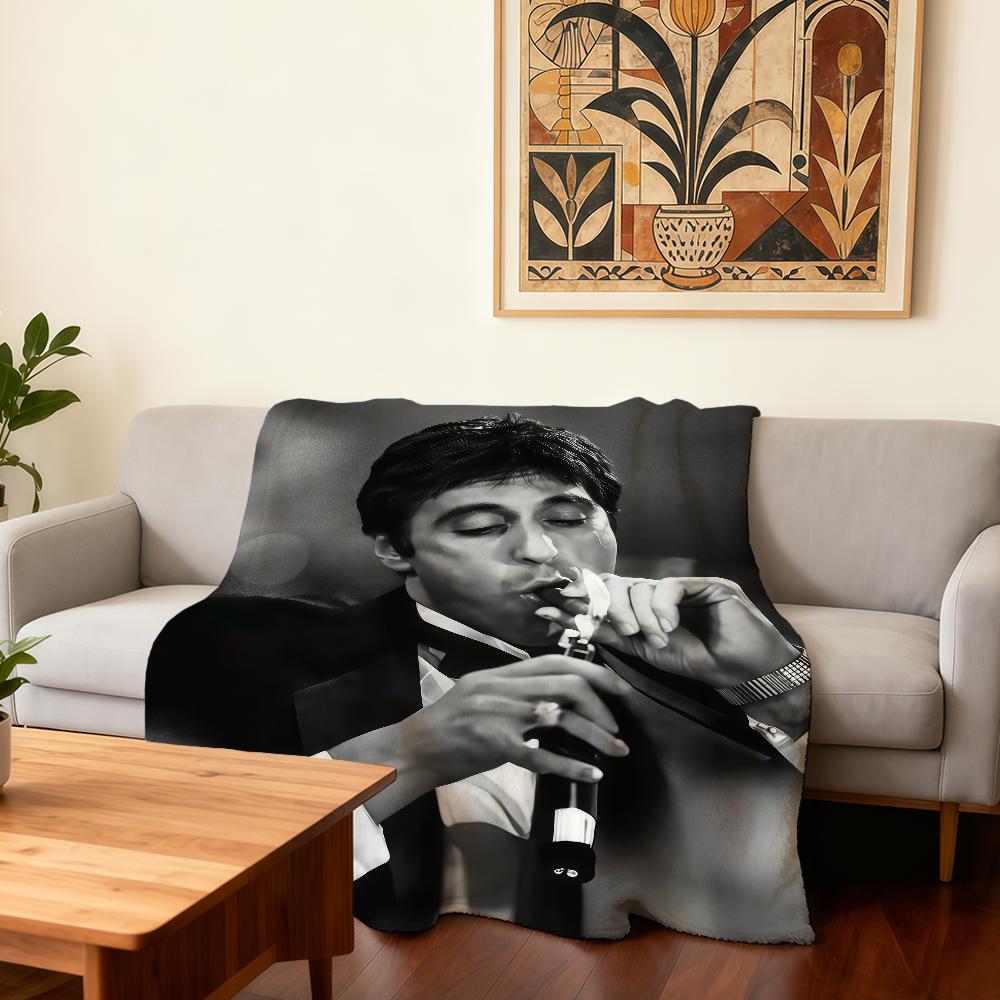 

Classic Movies S-Scarface Blanket Super Warm Comfortable Plush Throw Blanket Child Home Sofa Bedroom Gift 30x40in