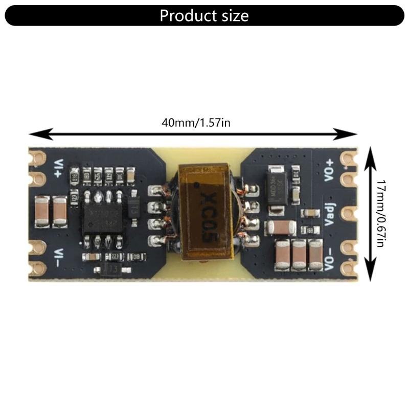 XC5015 Voltages Regulator Board 5V 12V Selectable Wide 9-42V Input Isolated Power Module With Overloads Protections