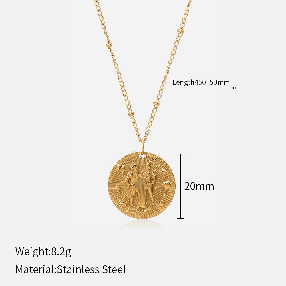 Moderne Sternbild-Anhänger-Halskette Minimalistisches Vielseitiges Kleines Design Schmuck