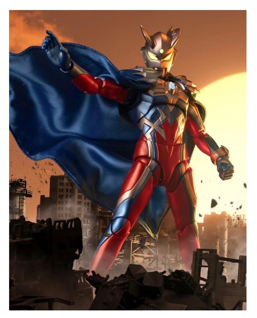 

Ультрамен Зеро Фигурка Пластиковая Модель 15-летие Функция Подсветка