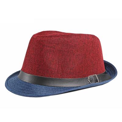 Heren Jazzhoed Lente Zomer Splicing Kleine Hoed Dames Zonnebrandcrème Strandhoed Zonnehoed