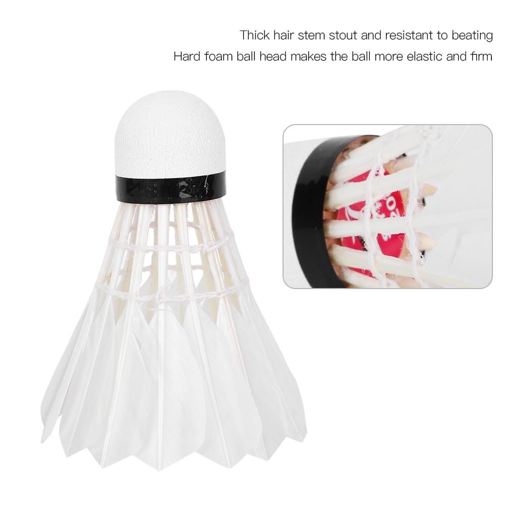 12pcs Badminton Balls Badminton Shuttlecocks Professional Training Sports Accessory