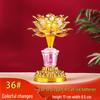 LED Seven-Colored Lotus Buddha Lamp - Rechargeable Guanyin Offering Light