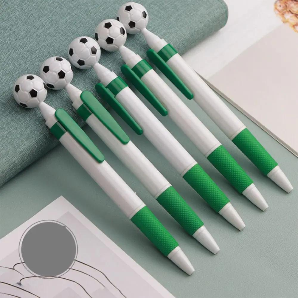 5 Stück/Beutel Partygeschenk Niedlicher Fußball Kugelschreiber Vielseitig Fußballform Tintenstifte Langlebig Kreative Schreibstifte Schüler